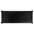 thumbnail image 4 of SAFAVIEH Rafiki Amish Black Wood Console Table with Shelf (33.8 in. W x 13.8 in. D x 29.5 in. H), 4 of 7