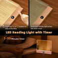 thumbnail image 5 of karymi LED Light Rechargeable Tablet Reading Light Dormitory Bedroom Portable Student USB Night Light, 5 of 8