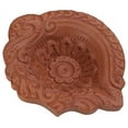 thumbnail image 4 of Set of 12 Pieces Handmade Indian Traditional Pooja Diya Earthen Clay Terracotta Oil Lamp, 4 of 6