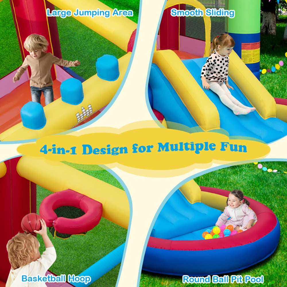 Aimee Lii 4-in-1 Jigsaw Theme Inflatable Bounce House with 480W Blower, Bounce House for Kids 3-10 Aimee Lii 4-in-1 Jigsaw Theme Inflatable Bounce House with 480W Blower, Bounce House for Kids 3-10