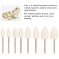 thumbnail image 4 of Ccdes 8pcs Conical Head Wool Polishing Wheel Grinding Head Polishing Tool Accessory,Conical Head,Wool Polishing Wheel, 4 of 8