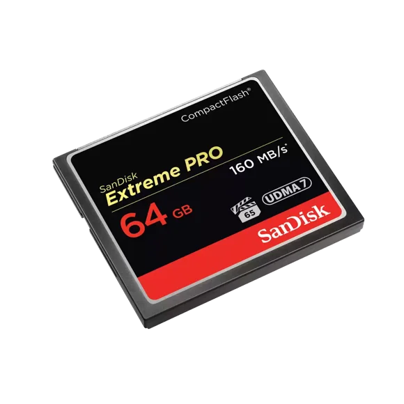 SanDisk 64GB Extreme PRO CompactFlash Memory Card - SDCFXPS-064G-X46