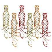 Shimmering Whirls (asstd gold, orange, red) (6/Pkg)