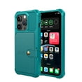 thumbnail image 4 of Compatible with iPhone 16 Pro Case Wallet with Credit Card Holder, Back Flip Premium PU Leather Magnetic Clasp Kickstand Heavy Duty Protective Cover for iPhone 16 Pro,Green, 4 of 7