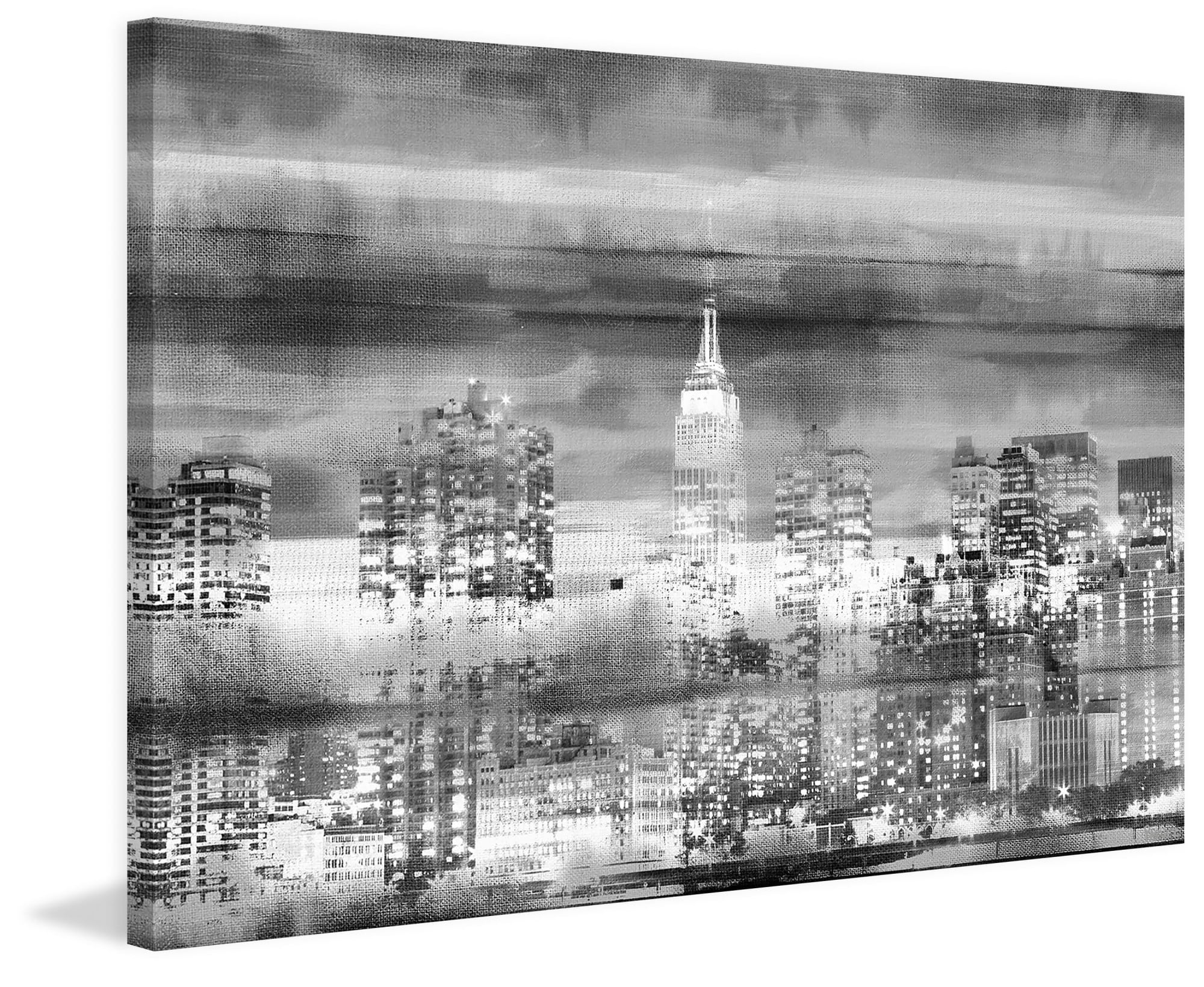 Parvez Taj "Big Apple Night" Print on Canvas