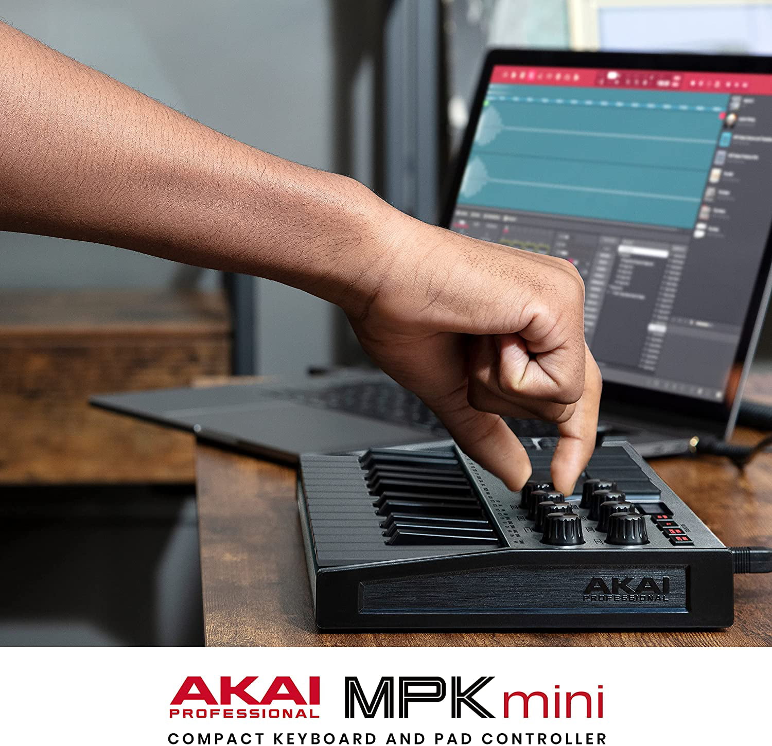 Akai Professional MPK Mini MK3 25-Key MIDI MPKMINI3 GREY B&H