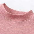 thumbnail image 5 of Ltctricy Children's Thermal Shirts Girls Boys Long Sleeve Mock Neck Fleece Lined Base Layer Tops Fall Winter Warm Clothes(Pink,10-11 Years), 5 of 5