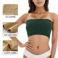 thumbnail image 6 of Landzoo One Strapless Fitness Padded Size Plus Top Bra For Women Stretchy Bra Yoga Bras Sports Bandeau Cozy Stylish Basic Tube Tops, 6 of 6