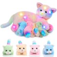 thumbnail image 1 of Peluche Skylety, gato cariñoso con 4 gatitos de peluche de 40 cm, 1 of 7