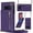 Purple, variant on Crossbody Wallet Case for Samsung Galaxy S10E with Card Holders RFID Shockproof Cover, Back Magnetic Flip Kickstand Zipper Slot Case, PU Leather Cover Handbag Shoulder Strap Phone Case,Purple