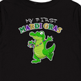 thumbnail image 4 of Inktastic My First Mardi Gras-alligator Boys or Girls Long Sleeve Toddler T-Shirt, 4 of 5