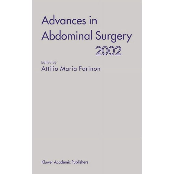 Advances in Abdominal Surgery 2002, (Hardcover)