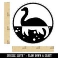 thumbnail image 2 of Nessie Loch Ness Monster Self-Inking Rubber Stamp Ink Stamper - Red Ink - Small 3/4 Inch, 2 of 7