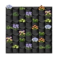 thumbnail image 3 of Bgsha Wall Mounted Felt Planting Bag Vegetable black Vertical Greening Growth Bag, 3 of 8