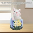 thumbnail image 3 of Easter Bunny Statue, Easter Egg Rabbits Decor Garden Statues Rabbits for Garden Yard Home Easter Decorations, 3 of 7
