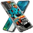 thumbnail image 2 of MUNDAZE Motorola Moto G Play 2021 Shockproof Clear Hybrid Protective Phone Case Lowrider Painting Graffiti Art Cover, 2 of 5