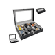 thumbnail image 1 of Estuche Alhajero Organizador De Relojes Y Joyas color gris, 1 of 4