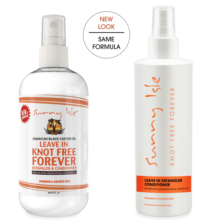 Sunny Isle Knot Free Forever Leave-In Detangler Cream, 8 oz