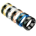 thumbnail image 2 of Temperature Ring Steel Emotion Mood Rings ring steel mood ring Couple Intelligent Sensitive Hand Jewelry, Size 12, Gold, 2 of 8