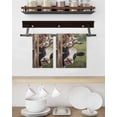 thumbnail image 3 of Farmhouse Animals Kitchen Dish Towels for Drying Dishes Set of 4, Country Cows Sheeps Roosters Farm Waffle Weave Microfiber Hand Tea Bathroom Towels Quick Dry & Absorbent Towel 15.7x23.6, 3 of 7