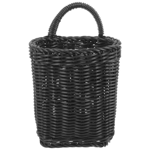 Cesta de pared colgante para puerta, ideal para cocina o baño.