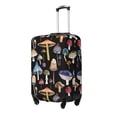 thumbnail image 2 of Uemuo Mushrooms and Autumn Leaves Printed Washable Luggage Cover - Fashion Suitcase Protector Fits 18-32 Inch Luggage -Large, 2 of 9