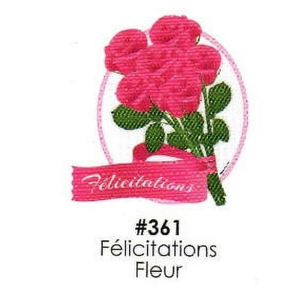 Felicitations Fleur Cake Decoration Edible Frosting Photo Sheet