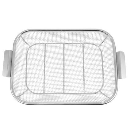

1Pc Stainless Steel Drain Basket Household Vegetable Washing Basket (White)