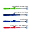 thumbnail image 4 of Palo De Práctica De Swing De Golf Herramienta Telescópica De Ayuda Para Entrenador De Swing Corrector De Postura De Golf Suministros De Ejercicio Verde, 4 of 5