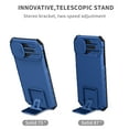 thumbnail image 2 of Decase For iPhone 11,6.1 inch,Slim Shockproof Kickstand Slide Camera Lens Protector Hard PC Case Cove,Blue, 2 of 11