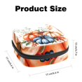 thumbnail image 2 of Watercolor Autumn Pumpkins Flowers and Berries Sanitary Napkin Storage Bag, Zipper Menstrual Cup Pouch Feminine Menstruation First Period Pads Holder for Girls Women Ladies, 2 of 6