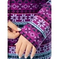 thumbnail image 5 of Fruit of the Loom Women's Beyond Soft Long Sleeve Button Down Flannel Sleepshirt, Sizes S-4X, 5 of 9