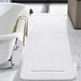 thumbnail image 1 of Alfombra de baño LOCHAS Luminosa antideslizante, 60 x 150 cm, color blanco, 1 of 7