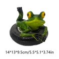 thumbnail image 2 of Resin Frog Floating Ornaments Pool Simulation Animal Decoration Realistic Water Simulated Animals Decorate Pond Frogs, 2 of 9