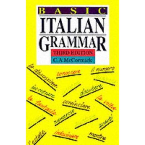 Pre-Owned Basic Italian Grammar (Paperback) 0174392044 9780174392040