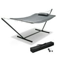 thumbnail image 1 of Hammock with Stand for 2 Person 500Lbs with Carrying Case Outdoor Patio Camping, 1 of 7