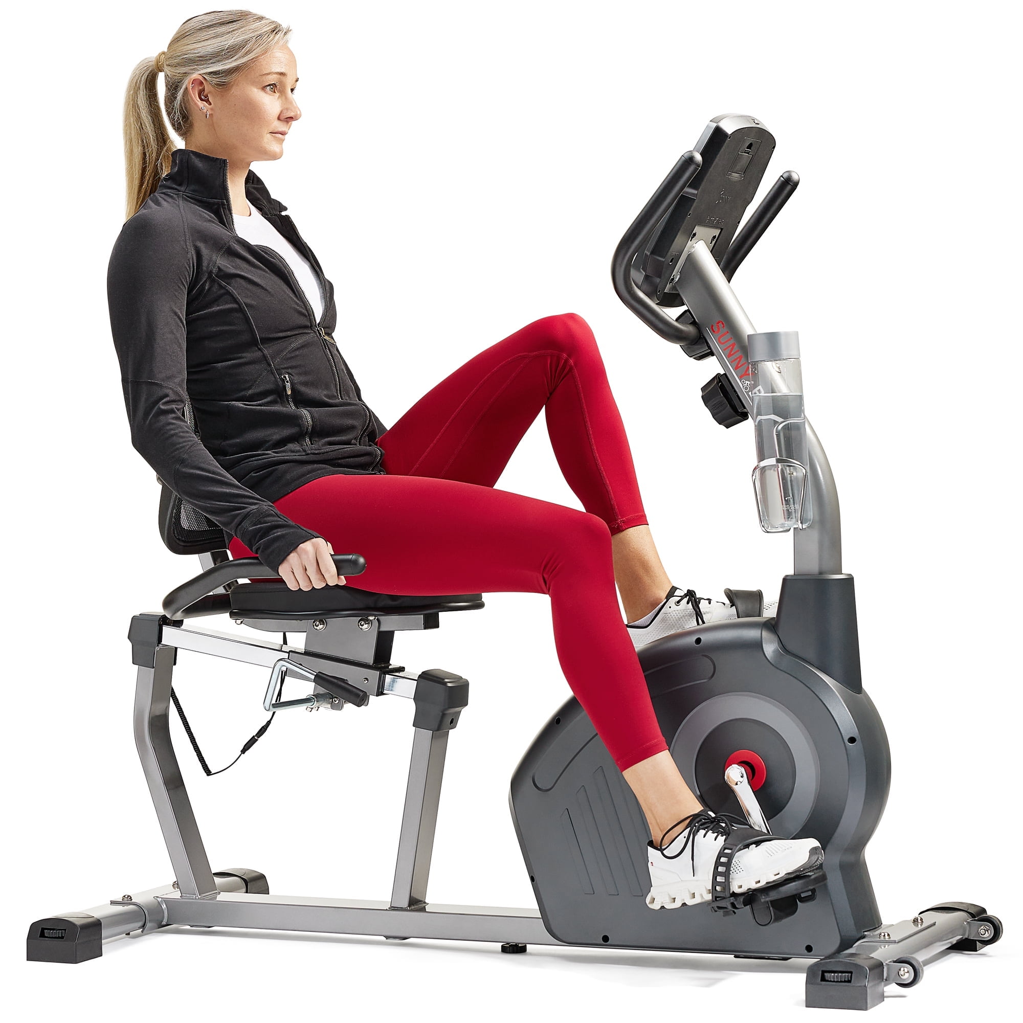 Sunny Health & Fitness Premium Indoor Cycling Smart Stationary Bike With Exclusive Sunnyfit App Enhanced Connectivity