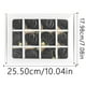thumbnail image 3 of Set de adornos para árboles de Navidad Marrón Flocadas | Decoraciones cuelgantes de plástico navideñas | Pack de 12 | 6 cm de diámetro | Estilo Multidimensional Vintage Resistente al Desvanecimiento, 3 of 9