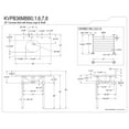 thumbnail image 2 of Kingston Brass KVPB36MBB0 Templeton 36" Rectangular Brass, Marble Console Bathroom Sink -, 2 of 4