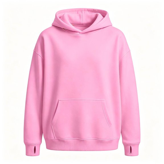 Likimi Toddler Girls Hoodies With Pocket Solid Color Hooded Sweatshirt For Girls Long Sleeve Autumn Winter Casual Soft Pullover Size 3-4 Years