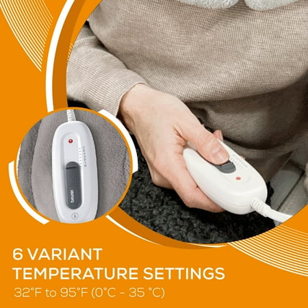 Beurer - Portable Shoulder Heating Pad - Gray