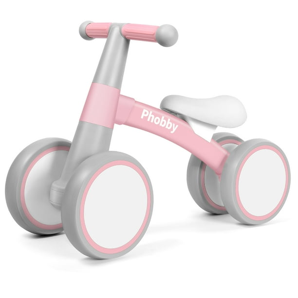 Phobby Baby Girl Balance Bike, 16" Lightweight Bike with Adjustable