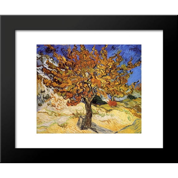 Mulberry Tree 20x24 Framed Art Print by Vincent van Gogh