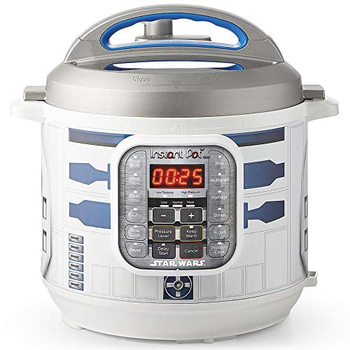 Instant Pot 112-0104-01 6Qt Star Wars Duo 6-Qt. Pressure Cooker, R2-D2, White with Blue R2D2