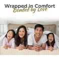 thumbnail image 3 of CRESCENT BEDDING Microfiber Double Brushed Sheet Set - Extra-Soft & Wrinkle-Free - 15" Deep Pockets- 3 PC Set (Twin XL, Damask Ivory Stripe), 3 of 6