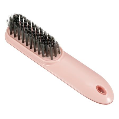 

Uxcell 6.7 PP Bristle Cleaning Brush with ABS Grip Shoes Clothes Scrubber Pink