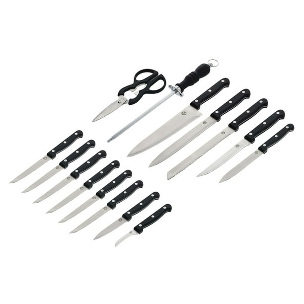 MasterChef 15Piece Knife Set Plus Knife Block