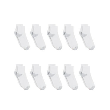 Hanes Women's Cushion Comfort Ankle Socks, 10-Pair Value Pack