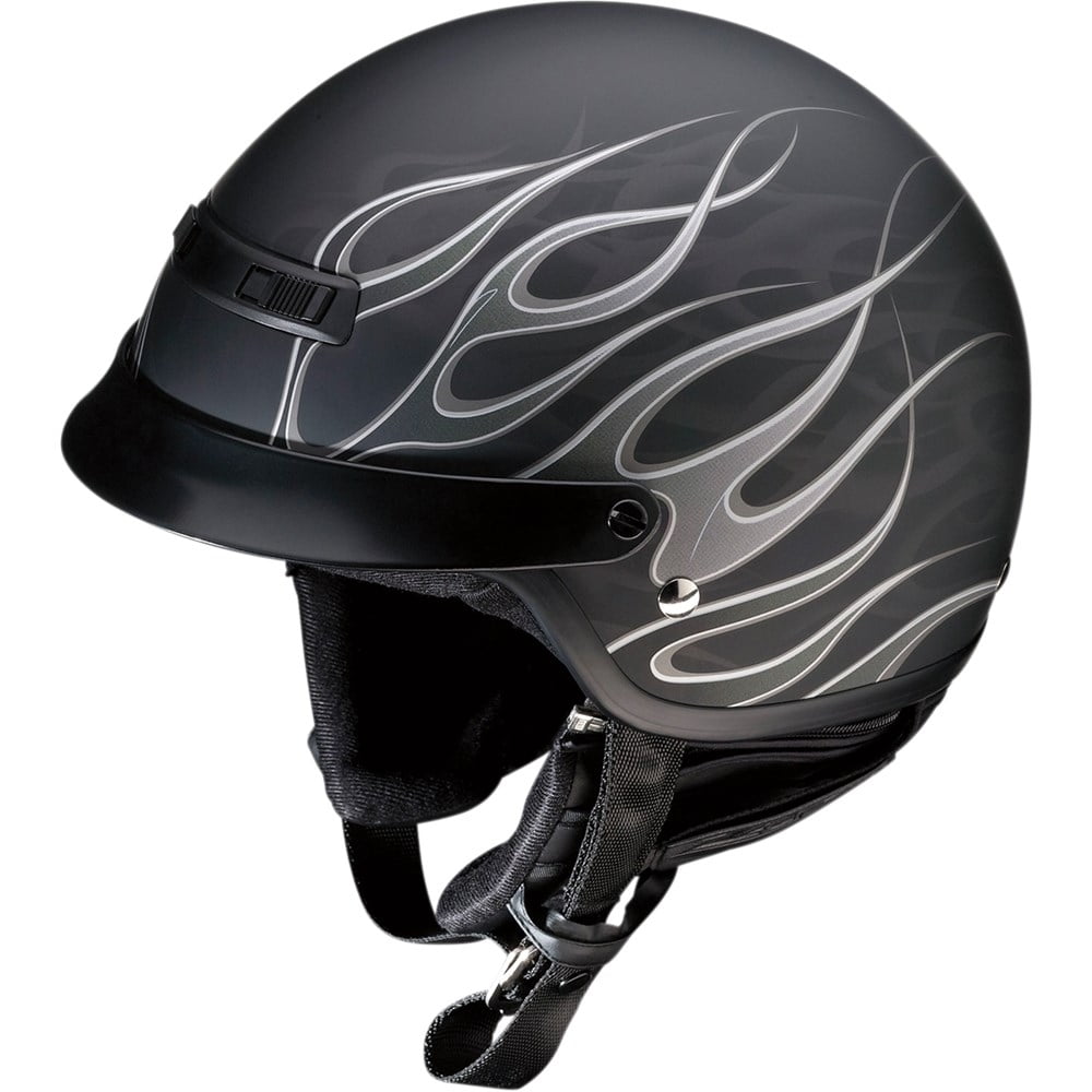 Z1R Nomad Hellfire OpenFace Helmet Matte Black/Grey
