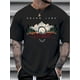 thumbnail image 1 of Men's Summer Casual T-Shirt with Unique Mountain Print - Soft Polyester & Spandex Blend, Crew Neck, Short Sleeve, Machine Washable, 1 of 6